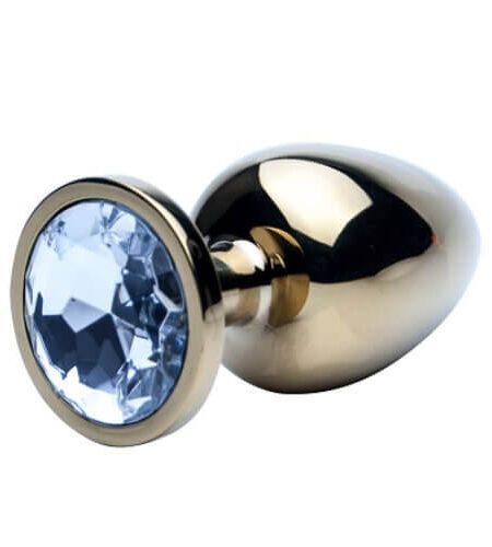 lovedildos.com - Love Dildos - Precious Metals Gold Butt Plug-Large