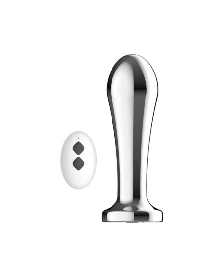 Toosh Remote Controlled Metal Vibrating Anal Plug