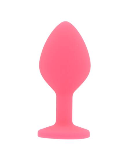 Toosh Pink Silicone Butt Plug Medium