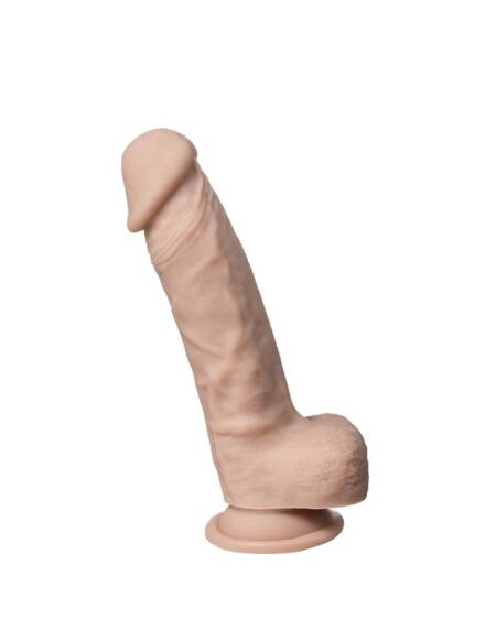 SilexD Real Skin 8 inch Silicone Dildo with Balls